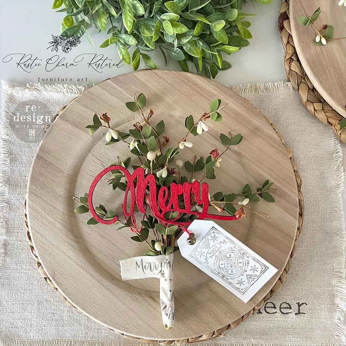 Redesign Decor Stamp "Santa’s Helper Tags" 21,5 x 28 cm