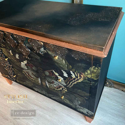 Carta da Decoupage Fiber “Butterfly Conservatory Tales” 1 foglio A1