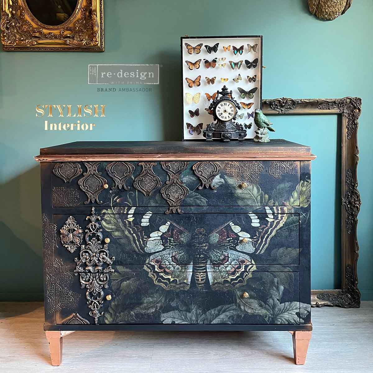 Carta da Decoupage Fiber “Butterfly Conservatory Tales” 1 foglio A1