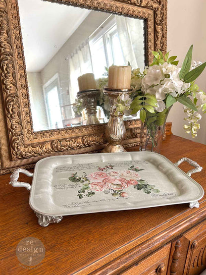 Redesign Decor Transfers "Blushing Blooms" 15 x 30,5 cm