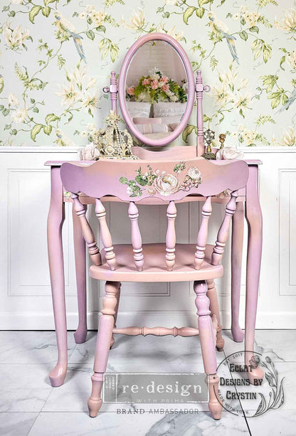 Redesign Decor Transfers "Blushing Blooms" 15 x 30,5 cm