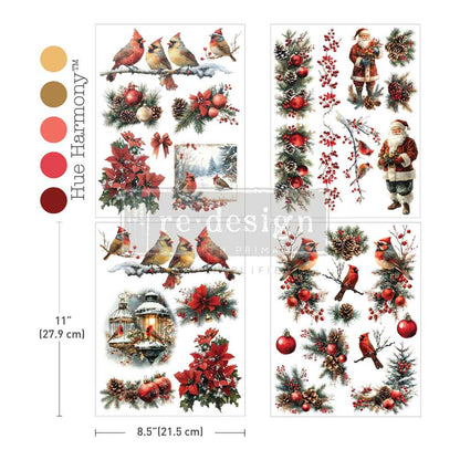 Redesign Decorative Transfers – "Garden Whimsy" 21.5x28 cm 3 sheets