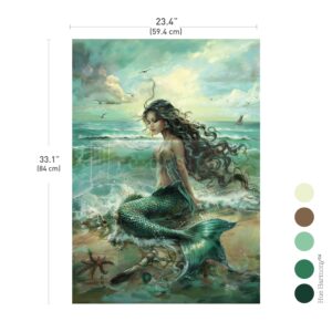 Carta da Decoupage Fiber “Mystic Waves" 1 foglio A1