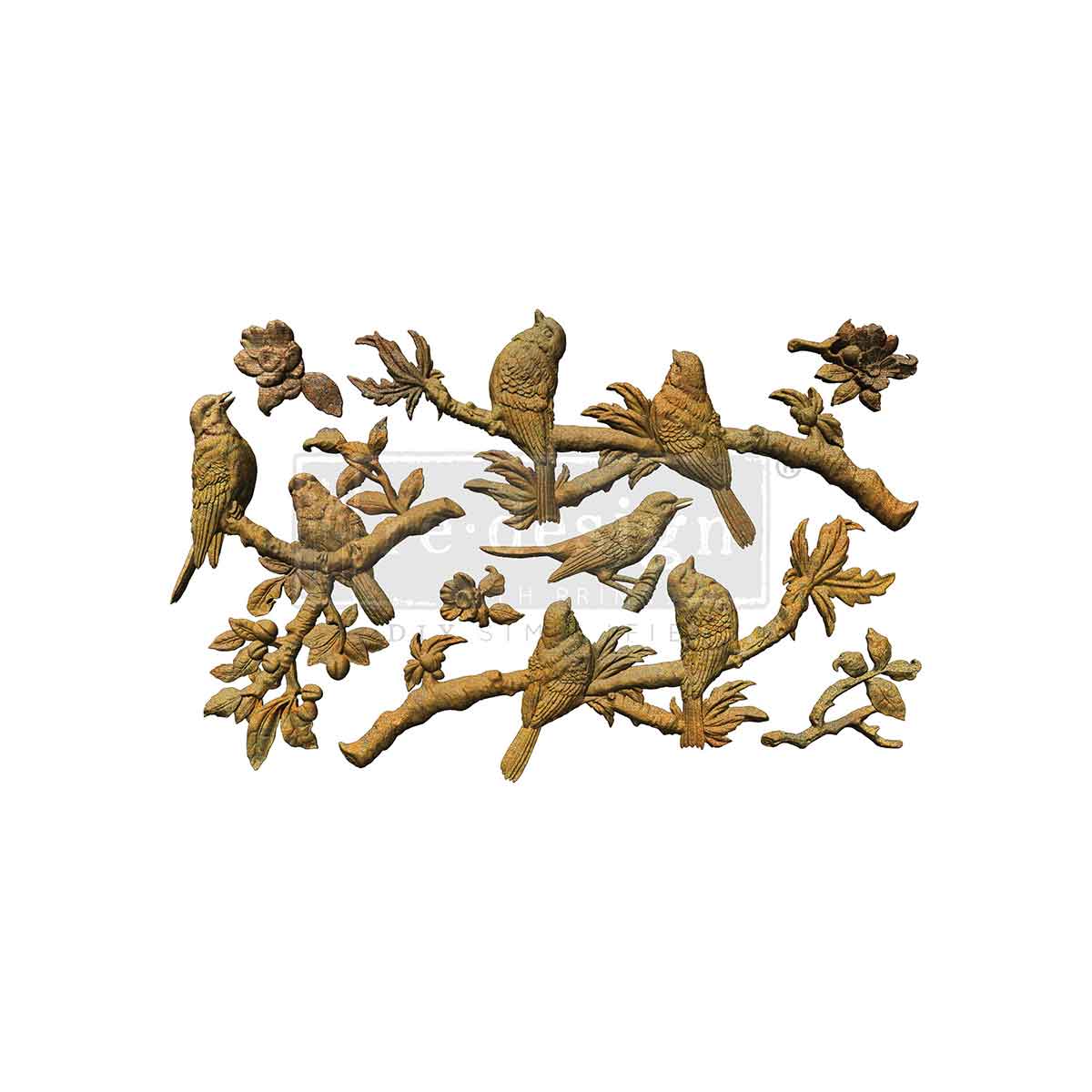 Moldes de decoración Redesign "Susurros de alas" 12,7 × 20,3 cm