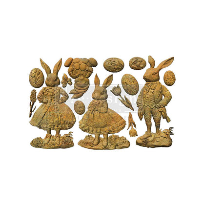 Moldes de decoración Rediseñados "Susurros del Prado" 12,7 × 20,3 cm