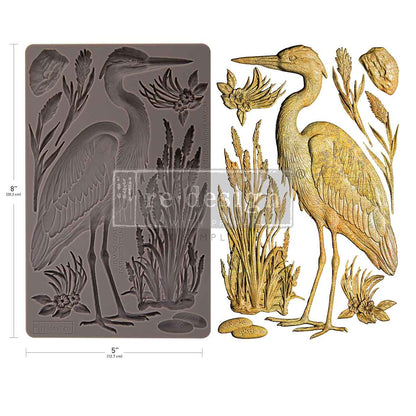 Redesign Decor Moulds "Feathered Stillness" 12,7 × 20,3 cm