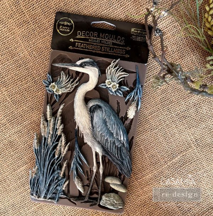 Redesign Decor Moulds "Feathered Stillness" 12,7 × 20,3 cm