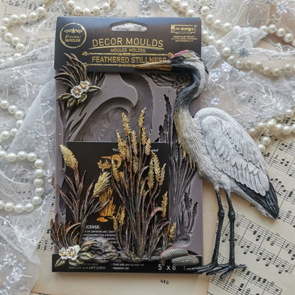 Redesign Decor Moulds "Feathered Stillness" 12,7 × 20,3 cm