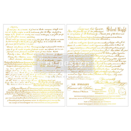 Transferts de décoration repensés – « Fantaisie de jardin » 21,5x28 cm 3 feuilles