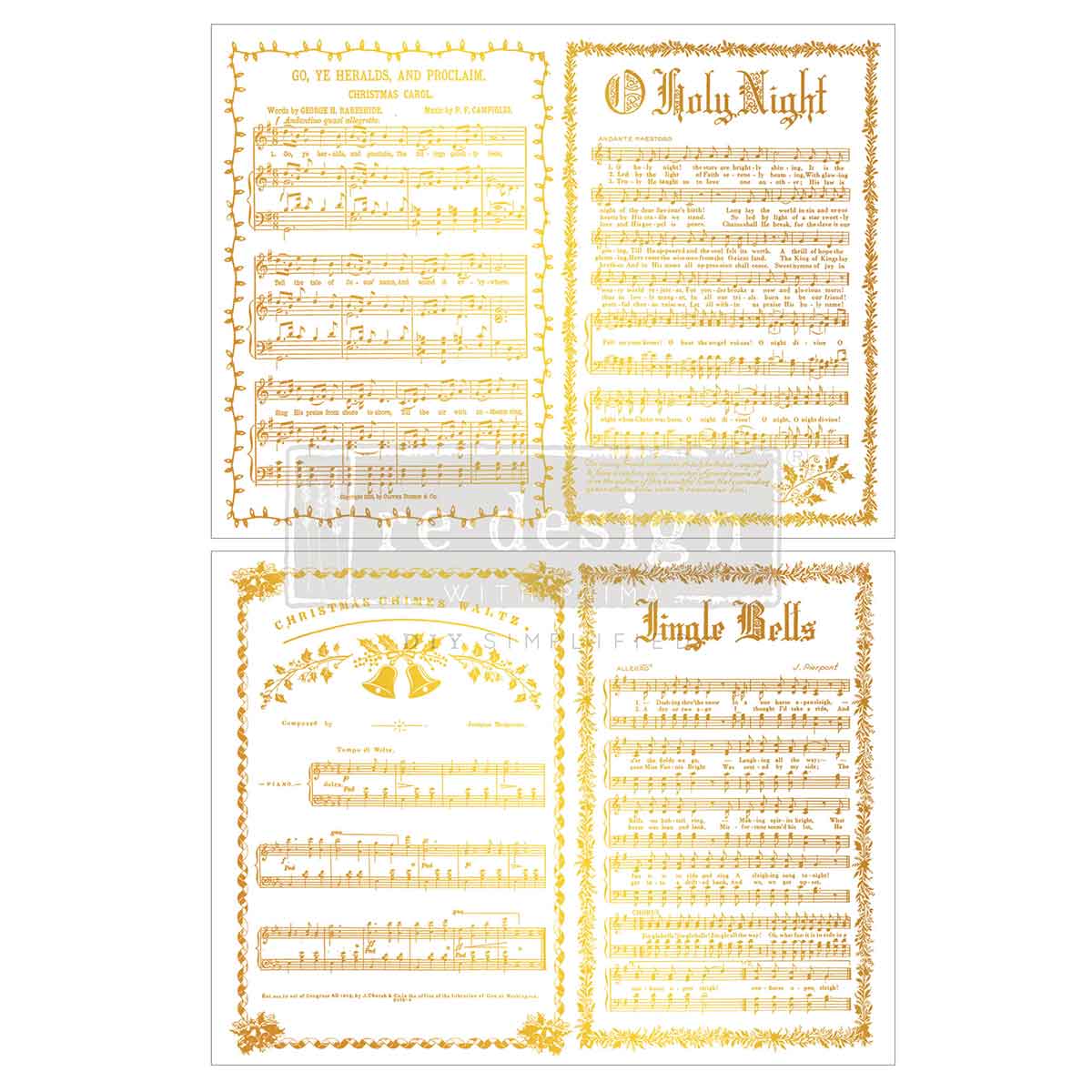 Rediseño de Transferencias Decorativas – "Capricho de Jardín" 21,5x28 cm 3 hojas