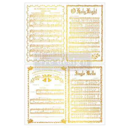 Rediseño de Transferencias Decorativas – "Capricho de Jardín" 21,5x28 cm 3 hojas