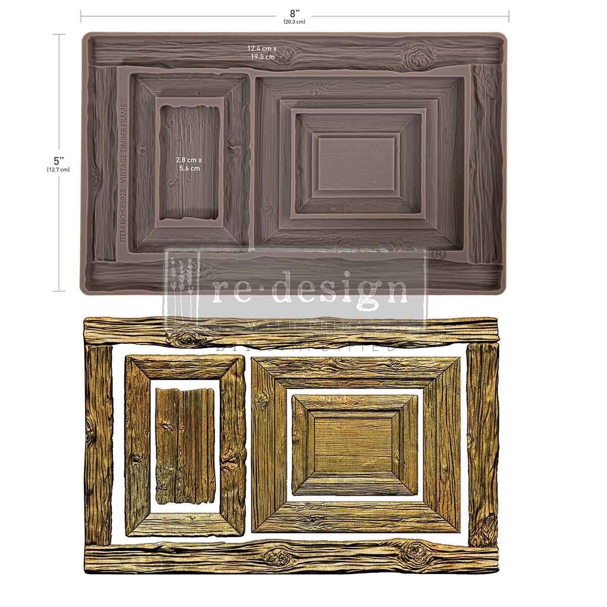 Moldes de decoración Rediseñados "Gracia Celestial" 12,7 x 20,3 cm