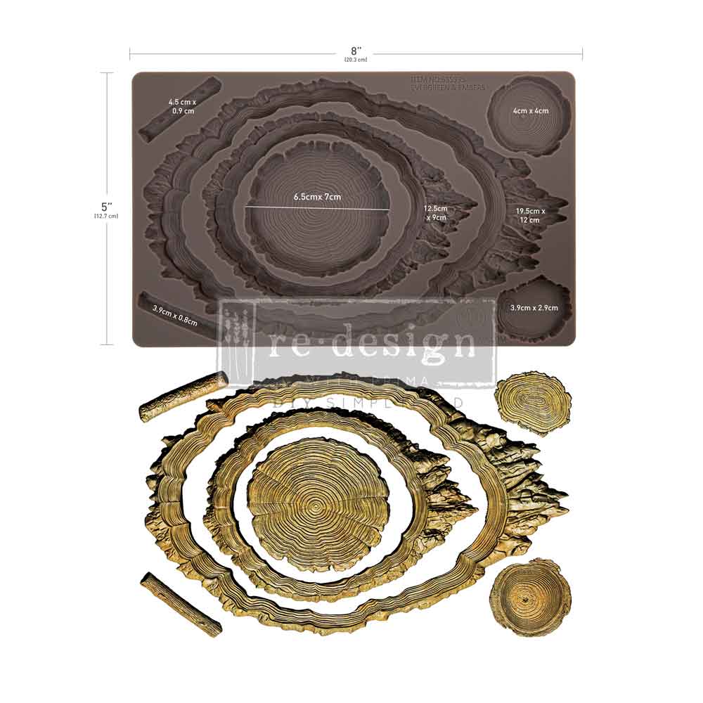 Redesign Decoration Molds "Heavenly Elegance" 12.7 x 20.3 cm
