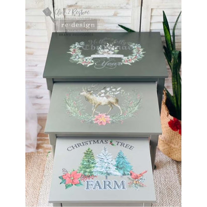 Redesign Decor Transfers “HOLLY JOLLY XMAS” 61x89 cm