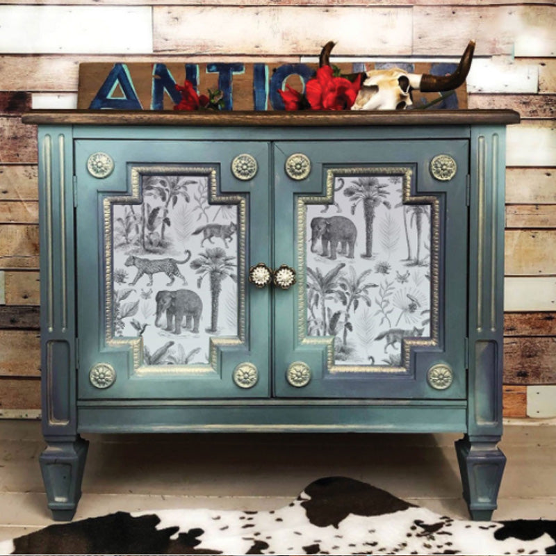 Carta da Découpage "WILD SAVANNA" in Tessuto 48x76cm