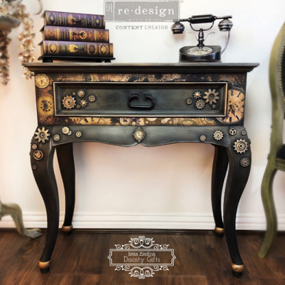 Carta da Découpage "TIMEWORKS" in Tessuto 48x76cm