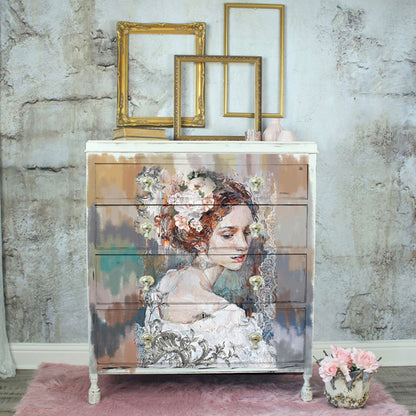 Carta da Découpage "Peaceful Ponder" in Carta di Riso 59x84 cm