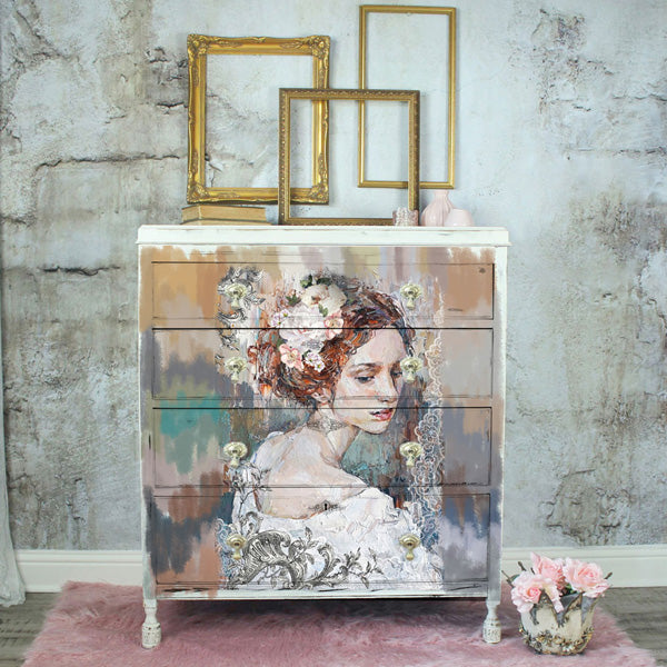 Carta da Découpage "Peaceful Ponder" in Carta di Riso 59x84 cm