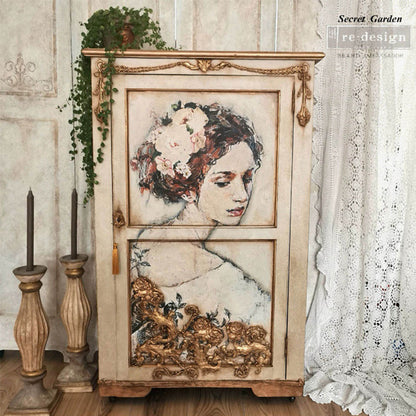 Carta da Découpage "Peaceful Ponder" in Carta di Riso 59x84 cm