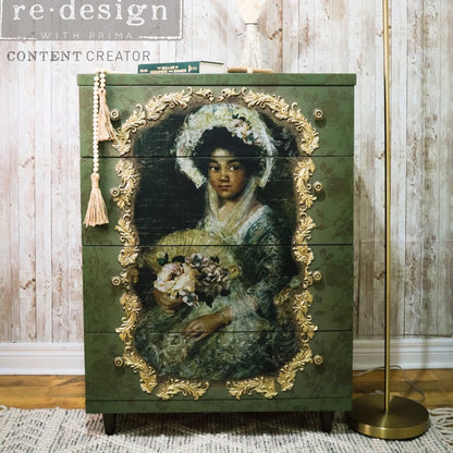 Carta da Découpage "Beautiful Portrait" in Carta di Riso 59x84 cm