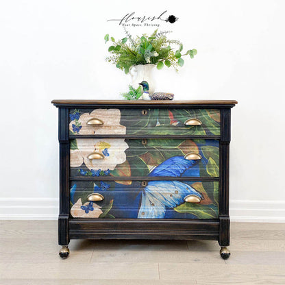 Carta da Découpage "Sapphire Angel" in Carta di Riso 59x84 cm