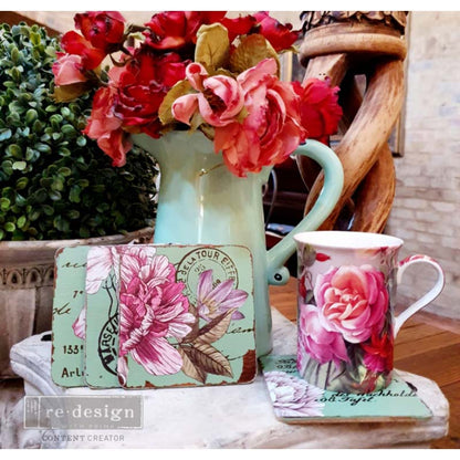 Redesign Decor Transfers “DREAMY FLORALS” 15 x 30,5 cm