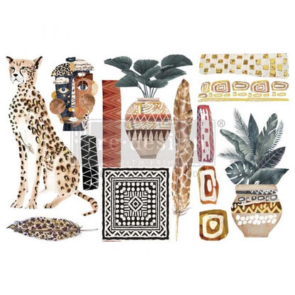 Redesign Decor Transfers “TRIBAL ESSENCE” 15 x 30,5 cm