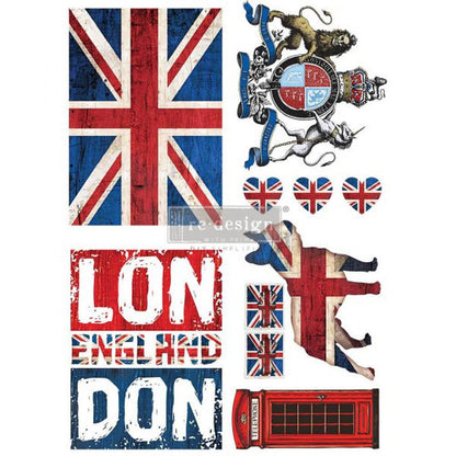 Redesign Decor Transfers "LONDON LOVE" 61x89 cm