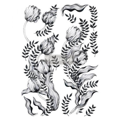 Redesign Decor Transfers "MONO TULIP" 61x89 cm