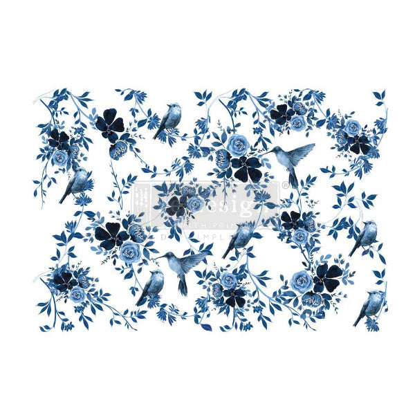 Redesign Decor Transfers "PRETTY IN BLUE" 61x89 cm