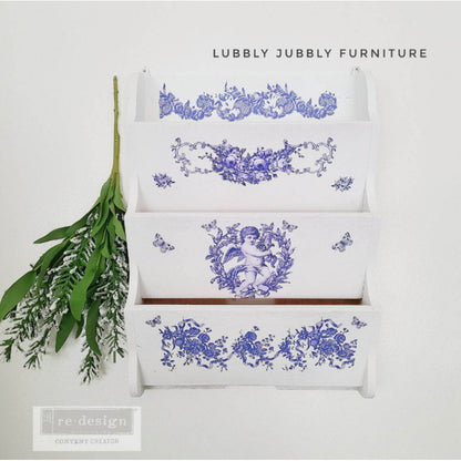 Redesign Decor Transfers "FRENCH BLUE" 15 x 30,5 cm