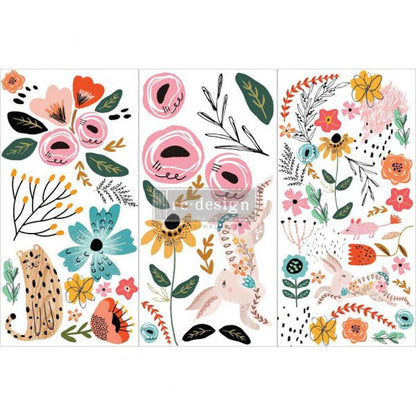 Redesign Decor Transfers "SPRING AWAKENING" 15 x 30,5 cm