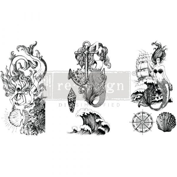 Redesign Decor Transfers "MERMAID TREASURE" 15 x 30,5 cm