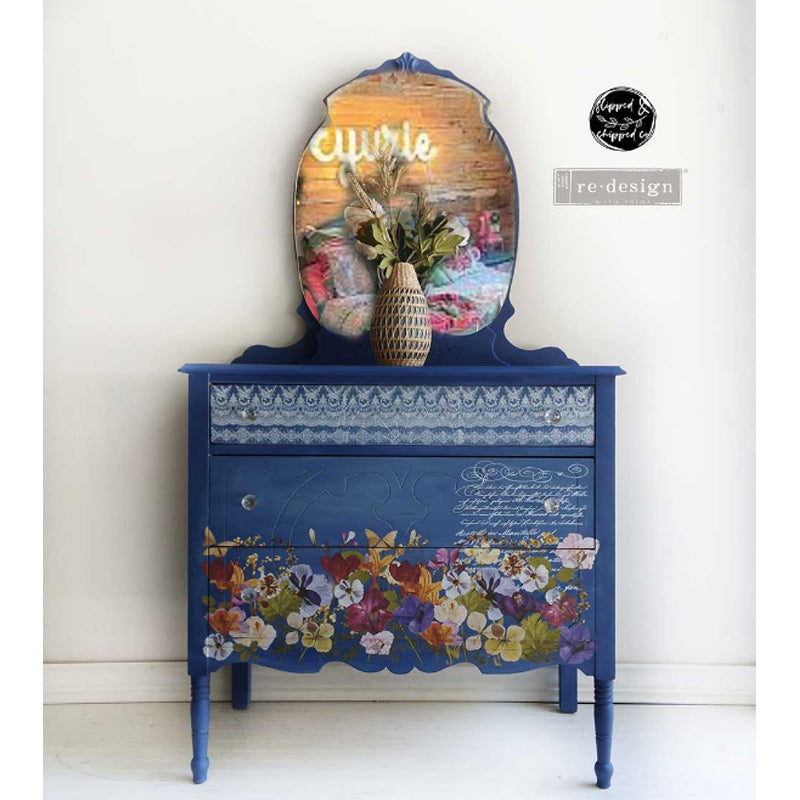 Redesign Decor Transfers " PRESSED FLOWERS" 61x89 cm