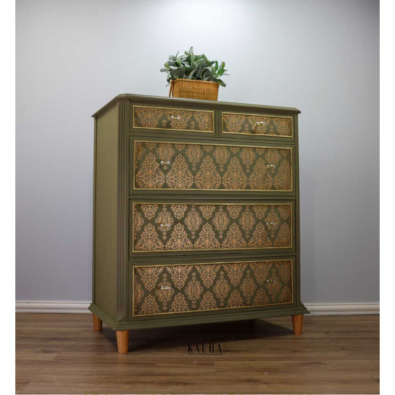 Redesign Decor Transfers "KACHA GOLDEN DAMASK" 61x89 cm