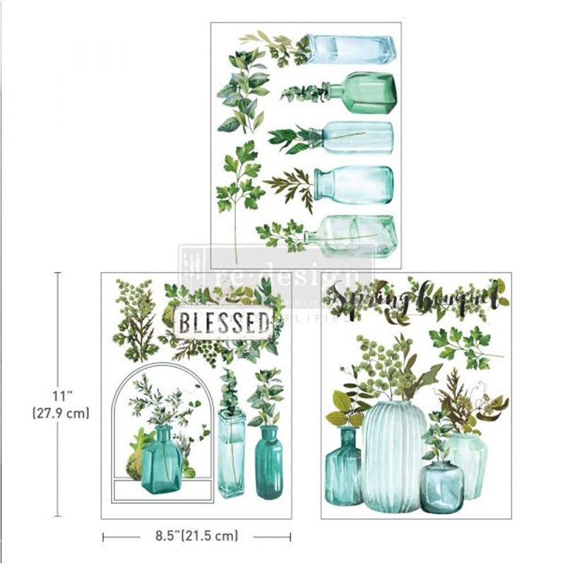 Redesign Decor Transfers “VINTAGE GREENHOUSE” 21,5x28 cm