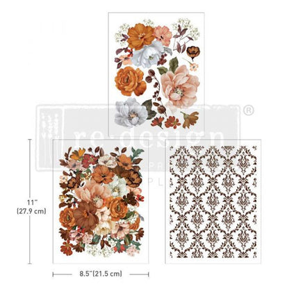 Redesign Decor Transfers “CLASSIC PEACH” 21,5x28 cm