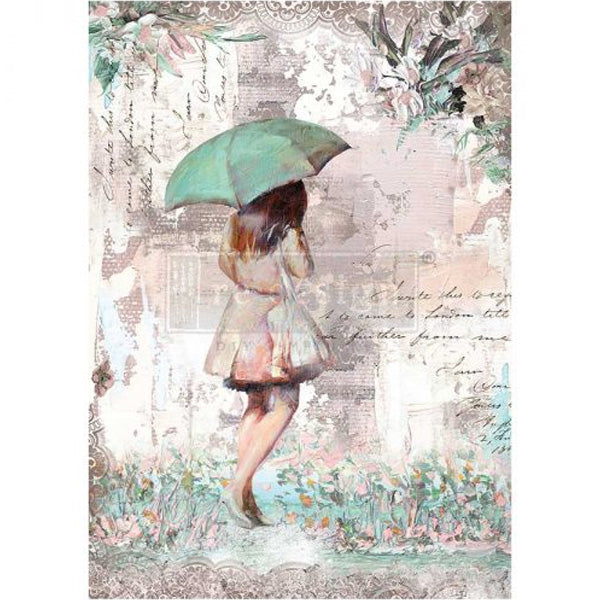 Carta da Découpage "RAINY AFTERNOON" 59,4 x 84 cm