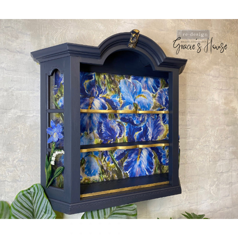 Carta da Découpage "ENCHANTING IRIS" 59,4 x 84 cm