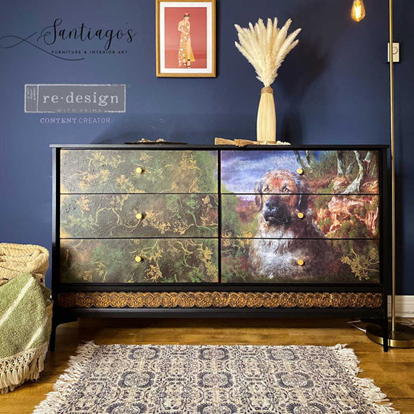 Carta da Découpage "Loyal Friend" in Carta di Riso 59x84 cm