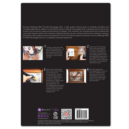 Carta da Découpage "SERENE WILDERNESS" in Tessuto Formato A1