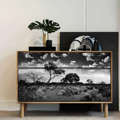 Carta da Découpage "SERENE WILDERNESS" in Tessuto Formato A1