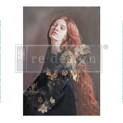 Carta da Découpage "SERENE THOUGHT" 59,4 x 84 cm