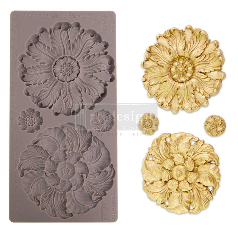 Redesign Decor Moulds "Engraved Medallions" 12,7 x 25,4 cm