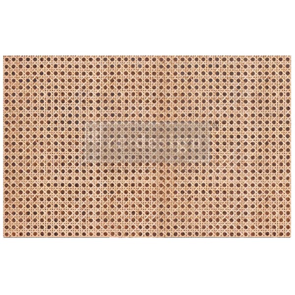Carta da Découpage "CANE RATTAN" in Tessuto 49.53 x 76.2 cm