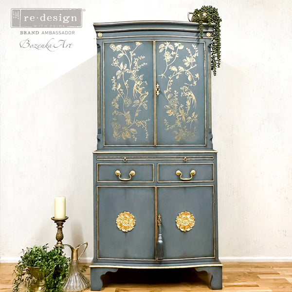 Redesign Decor Transfers Gold Foil Kacha “A BIRD SONG” 45×61 cm