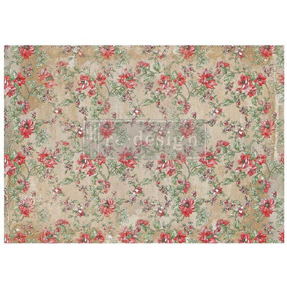 Carta da Découpage "SWEET COMPOSITION" in Tessuto Formato A1