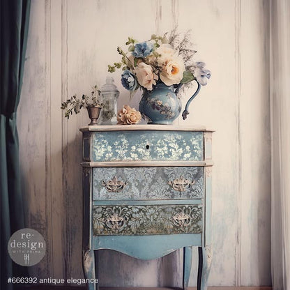 Carta da Découpage Paper Pack "ANTIQUE ELEGANCE" in Tessuto 49.53 x 76.2 cm