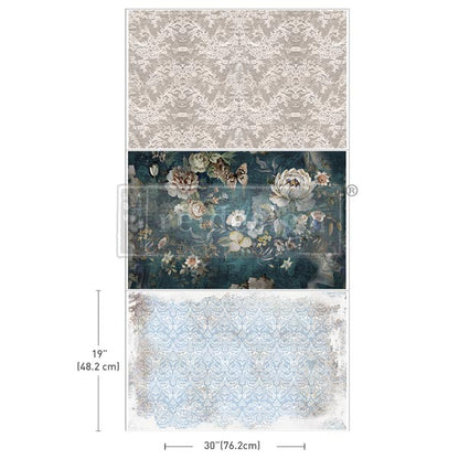 Carta da Découpage Paper Pack "HEARTFELT MEMORIES" in Tessuto 49.53 x 76.2 cm