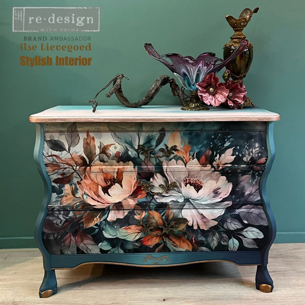 Carta da Découpage "Floral Dream" in Carta di Riso 59x84 cm